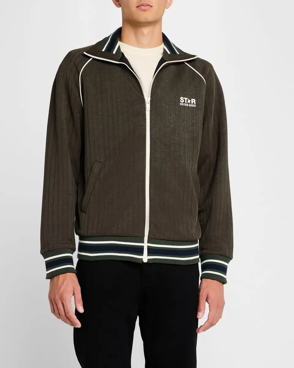 Golden Goose Men's Star MS Raglan Track Jacket | Thumbnail 4 Golden Goose Men's Star MS Raglan Track Jacket | Thumbnail 4