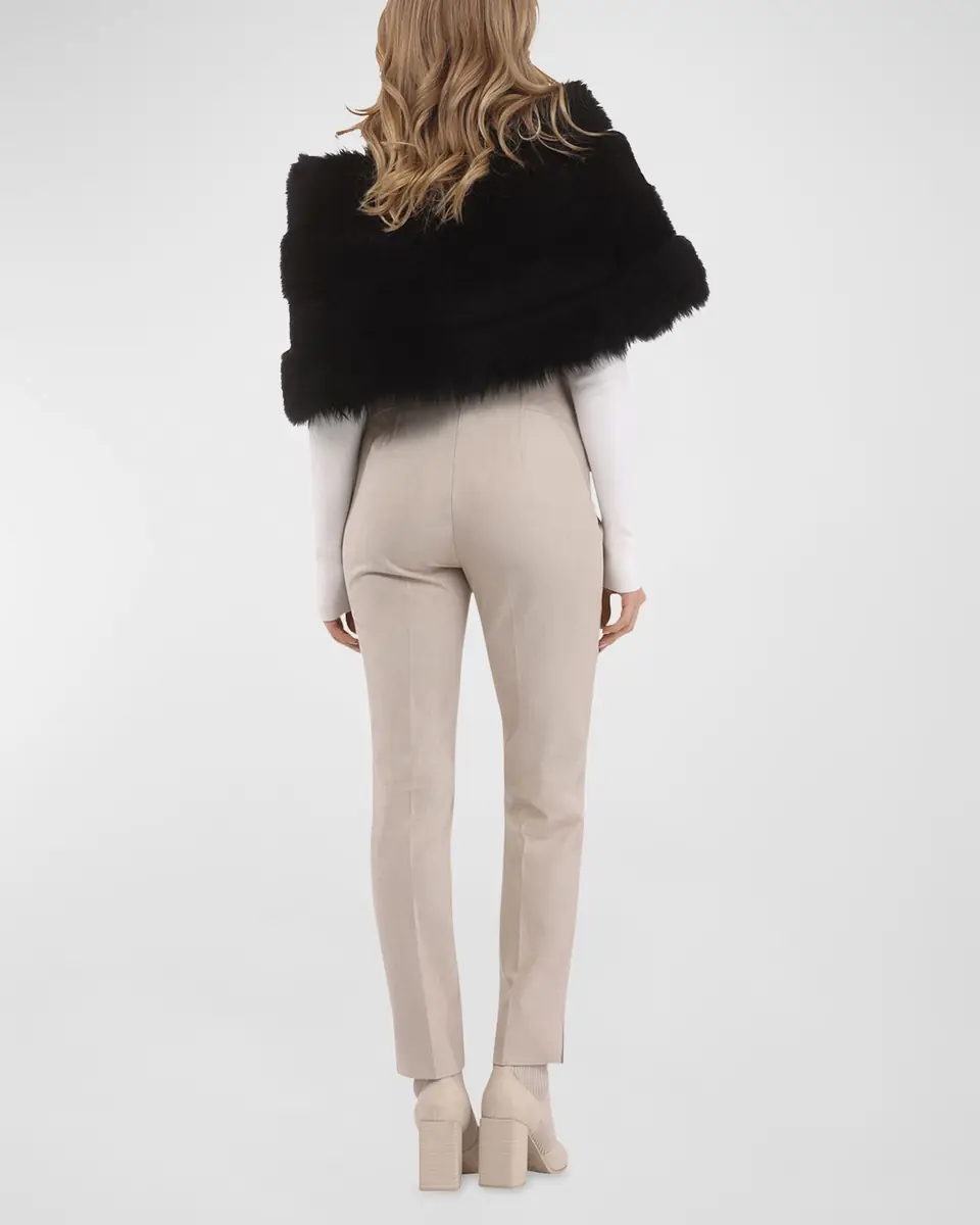Gorski Reversible Merinillo Shearling Lamb Cape | Thumbnail 3 Gorski Reversible Merinillo Shearling Lamb Cape | Thumbnail 3