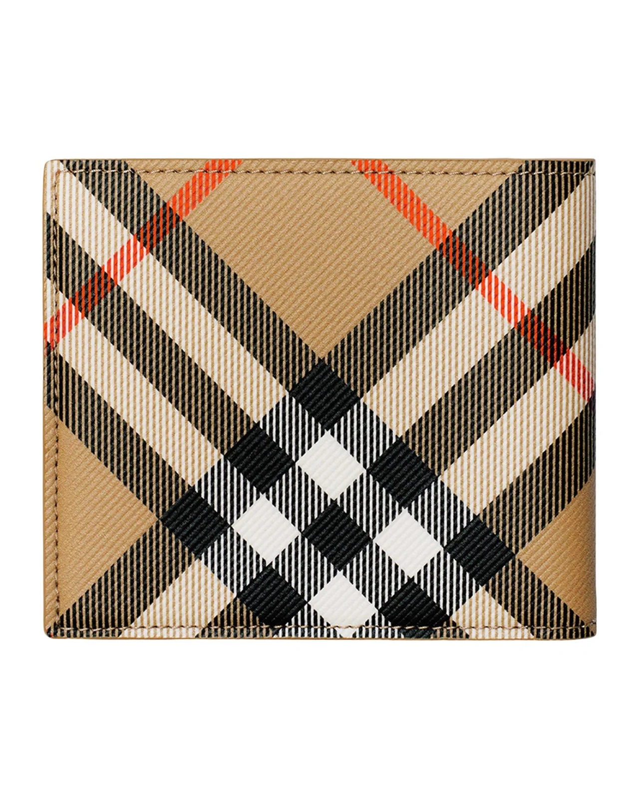 Men's Check Bifold Wallet Men's Check Bifold Wallet
