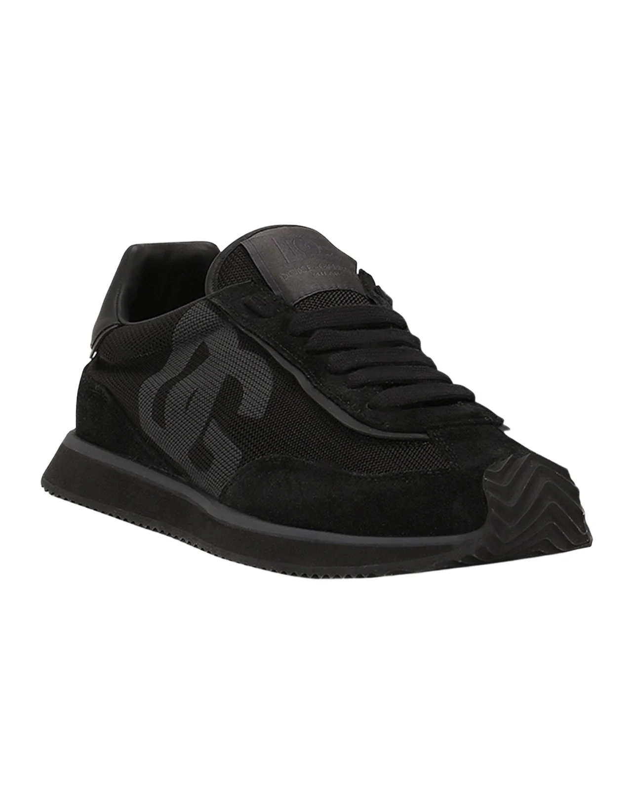 Dolce & Gabbana Men's Mixed-Material DG Cushion Sneakers