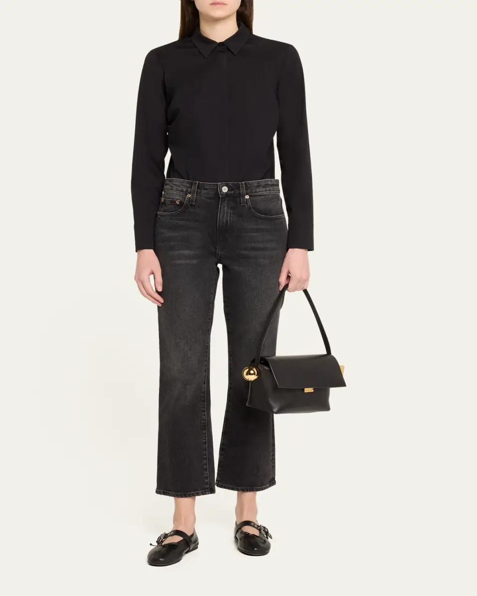Jacquemus Le Rond Carre Leather Shoulder Bag | Thumbnail 12