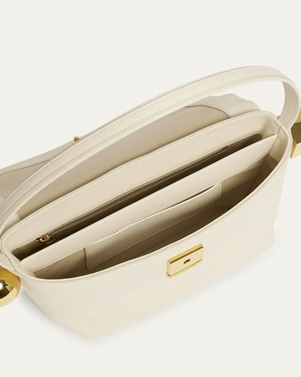 Jacquemus Le Rond Carre Leather Shoulder Bag | Thumbnail 16