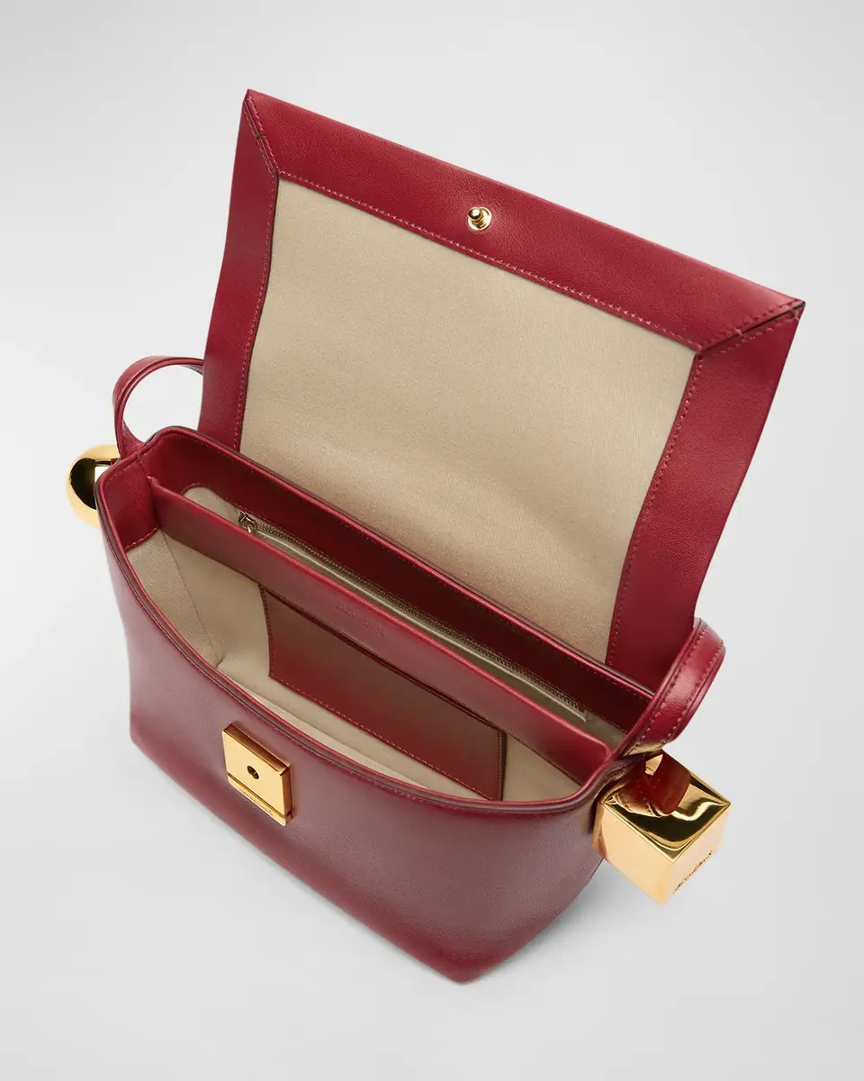 Jacquemus Le Rond Carre Leather Shoulder Bag | Thumbnail 18