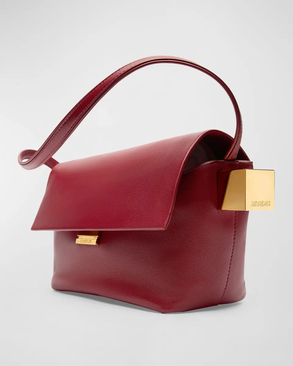 Jacquemus Le Rond Carre Leather Shoulder Bag | Thumbnail 19