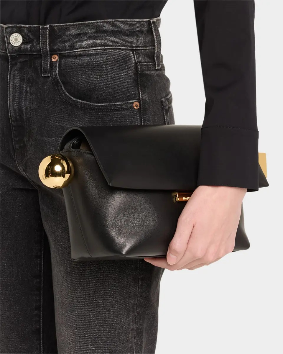 Jacquemus Le Rond Carre Leather Shoulder Bag | Thumbnail 22