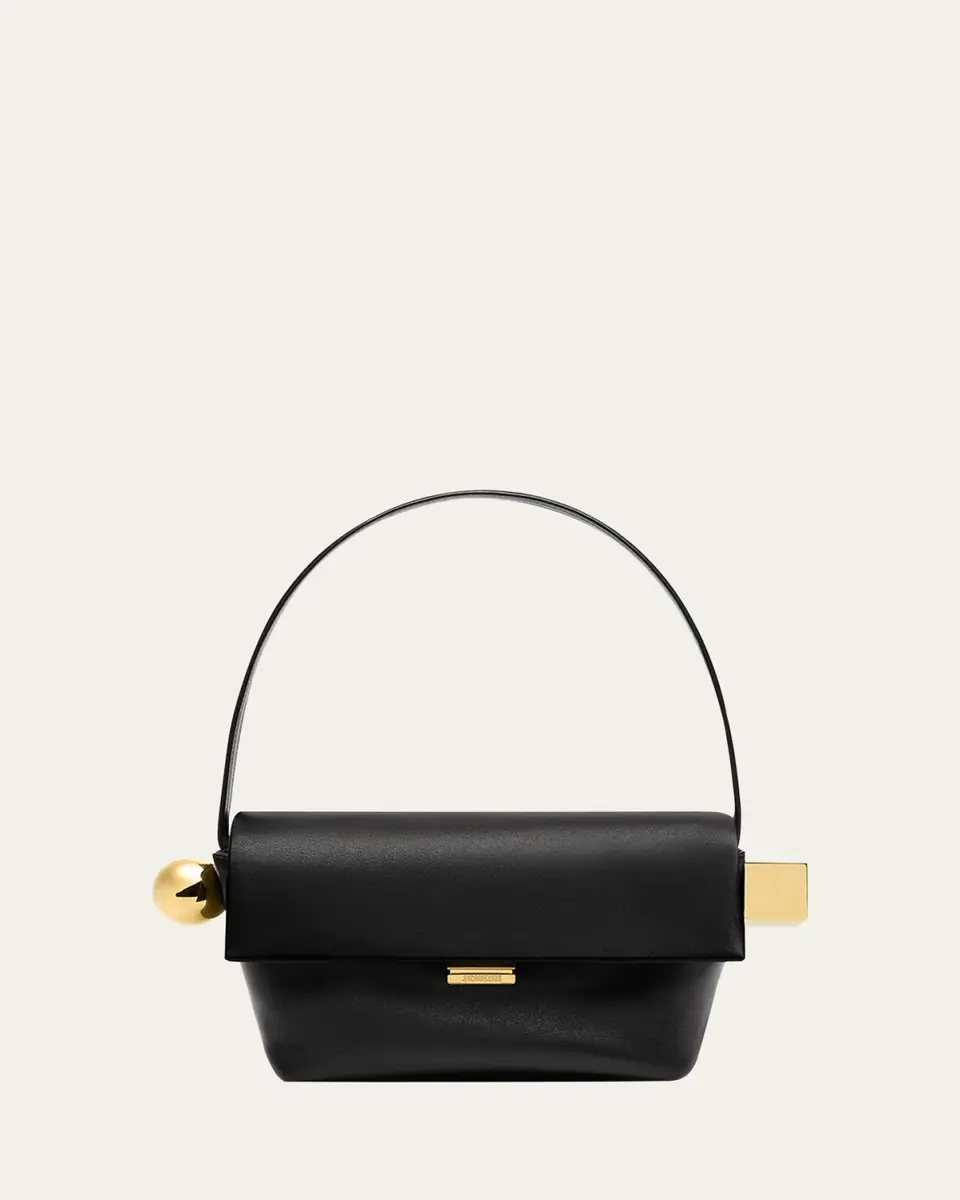 Jacquemus Le Rond Carre Leather Shoulder Bag | Thumbnail 8