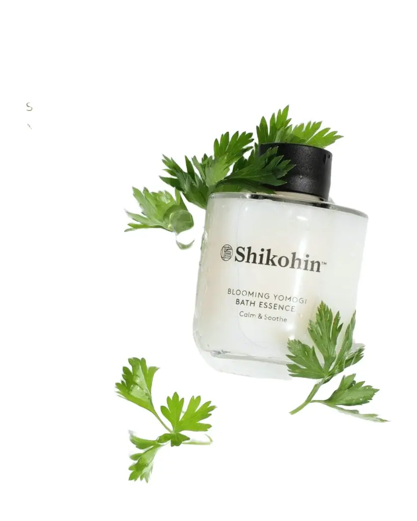 Shikohin Yomogi Bath Essence, 3.4 oz.