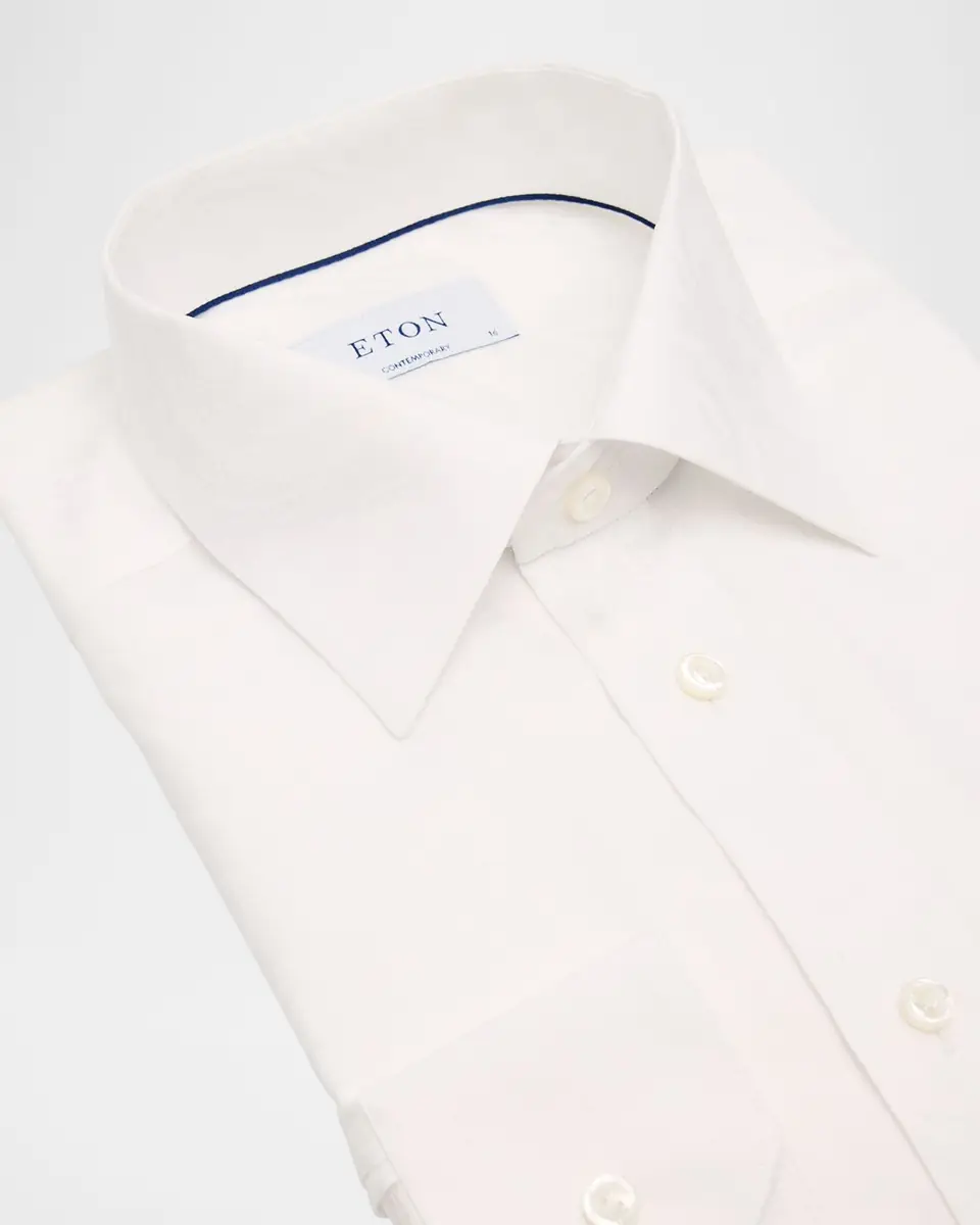 Eton Men's Evening Floral Jacquard Contemporary-Fit Dress Shirt | Thumbnail 2 Eton Men's Evening Floral Jacquard Contemporary-Fit Dress Shirt | Thumbnail 2
