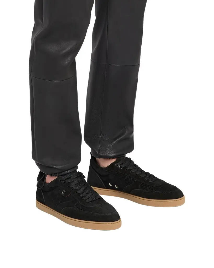 Christian Louboutin Men's Tutti Rui Suede Low-Top Sneakers | Image 1 Christian Louboutin Men's Tutti Rui Suede Low-Top Sneakers | Image 1