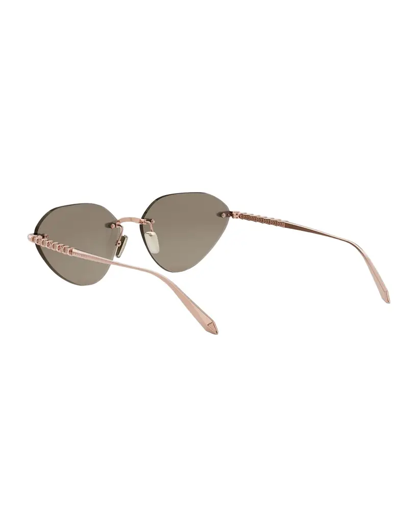 BVLGARI Serpenti Rimless Cat-Eye Sunglasses | Image 1 BVLGARI Serpenti Rimless Cat-Eye Sunglasses | Image 1