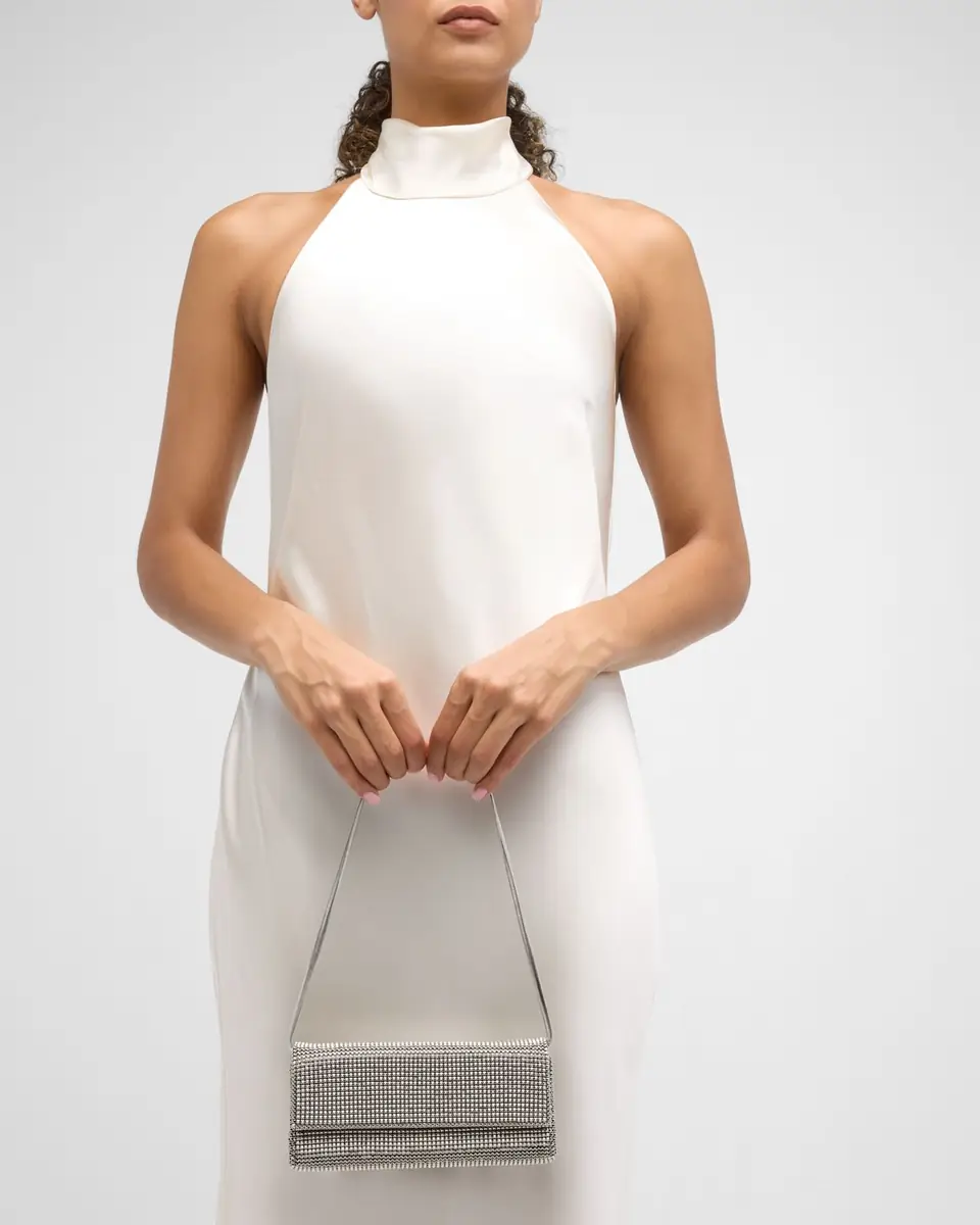 Whiting & Davis Pyramid Envelope Mesh Clutch Bag | Thumbnail 2