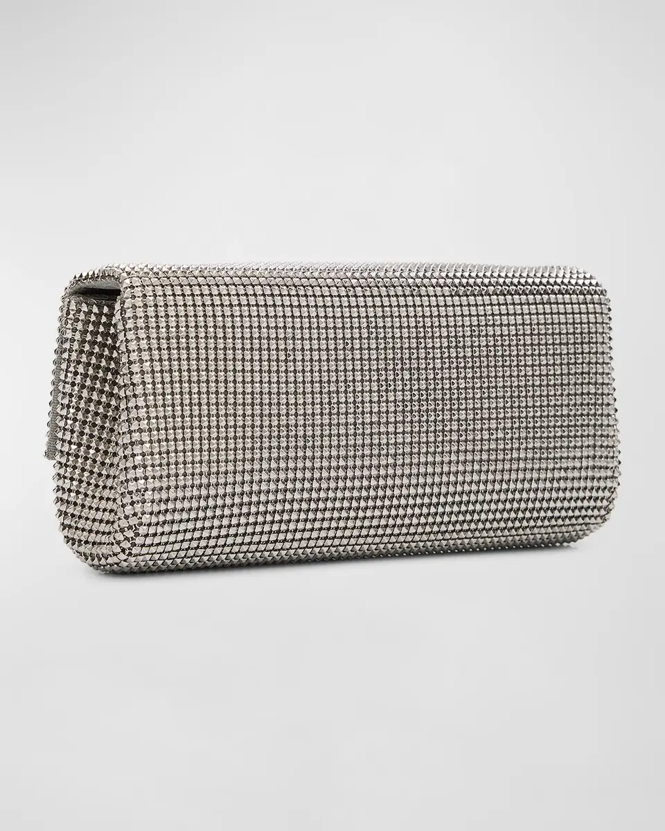 Whiting & Davis Pyramid Envelope Mesh Clutch Bag | Thumbnail 6