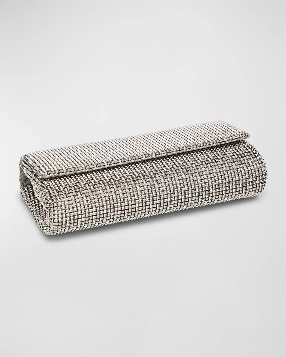 Whiting & Davis Pyramid Envelope Mesh Clutch Bag | Thumbnail 7