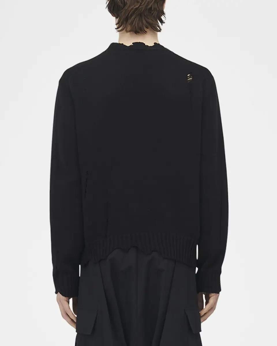 Alexander McQueen Men's Distressed Skull Sweater | Thumbnail 3
