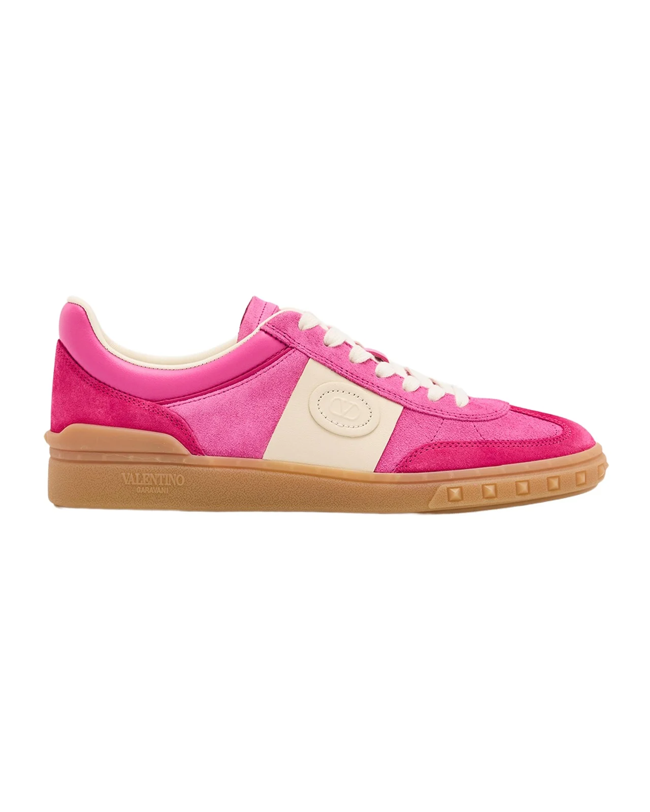 Upvillage Mixed Leather Low-Top Sneakers Upvillage Mixed Leather Low-Top Sneakers