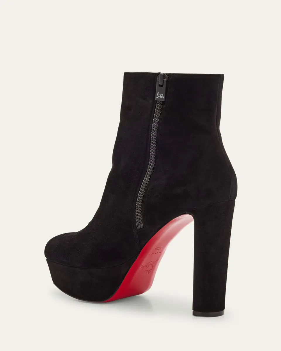 Christian Louboutin 55mm Loo Suede Ankle Booties | Thumbnail 12 Christian Louboutin 55mm Loo Suede Ankle Booties | Thumbnail 12