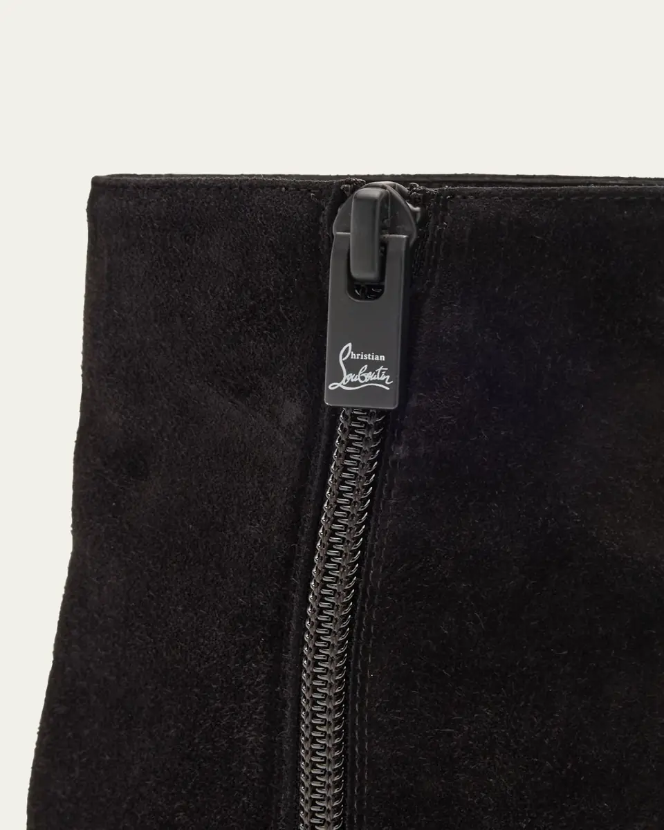 Christian Louboutin 55mm Loo Suede Ankle Booties | Thumbnail 13 Christian Louboutin 55mm Loo Suede Ankle Booties | Thumbnail 13