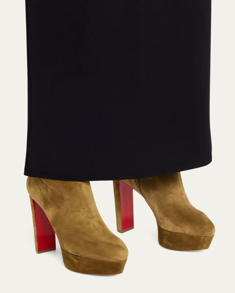 Christian Louboutin 55mm Loo Suede Ankle Booties | Thumbnail 14 Christian Louboutin 55mm Loo Suede Ankle Booties | Thumbnail 14