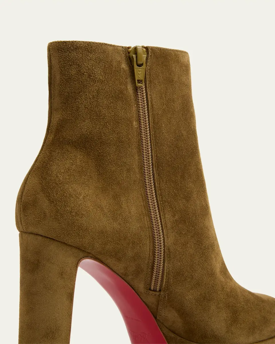 Christian Louboutin 55mm Loo Suede Ankle Booties | Thumbnail 17 Christian Louboutin 55mm Loo Suede Ankle Booties | Thumbnail 17