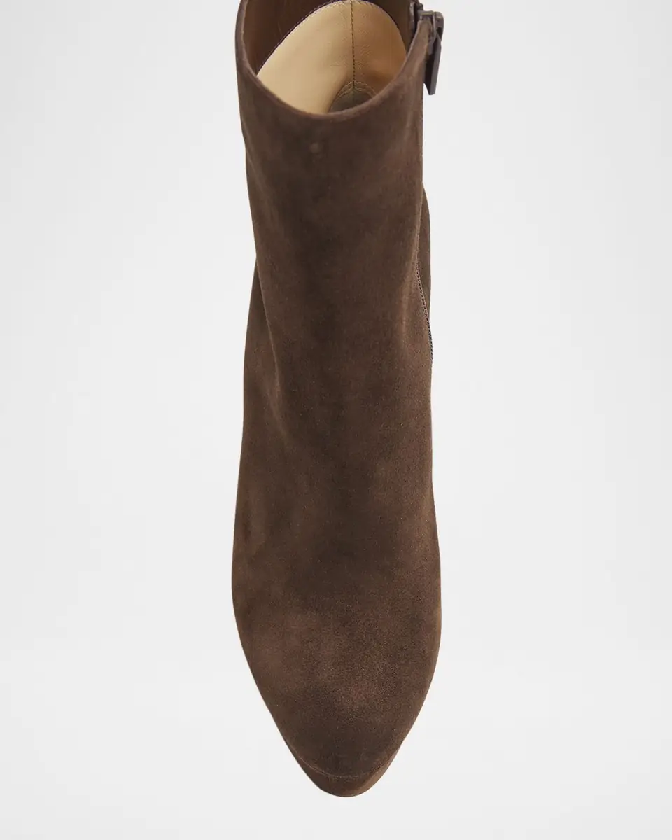Christian Louboutin 55mm Loo Suede Ankle Booties | Thumbnail 21 Christian Louboutin 55mm Loo Suede Ankle Booties | Thumbnail 21