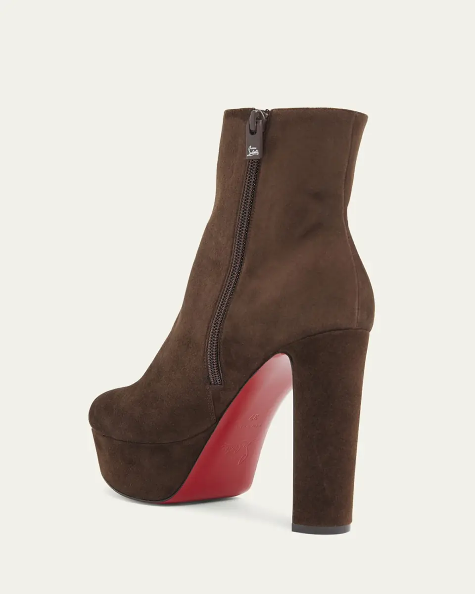Christian Louboutin 55mm Loo Suede Ankle Booties | Thumbnail 7 Christian Louboutin 55mm Loo Suede Ankle Booties | Thumbnail 7