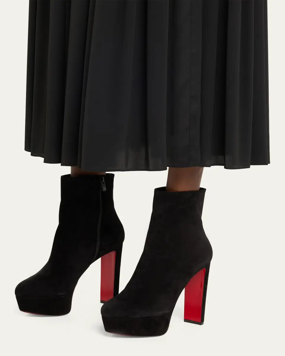 Christian Louboutin 55mm Loo Suede Ankle Booties | Thumbnail 10 Christian Louboutin 55mm Loo Suede Ankle Booties | Thumbnail 10