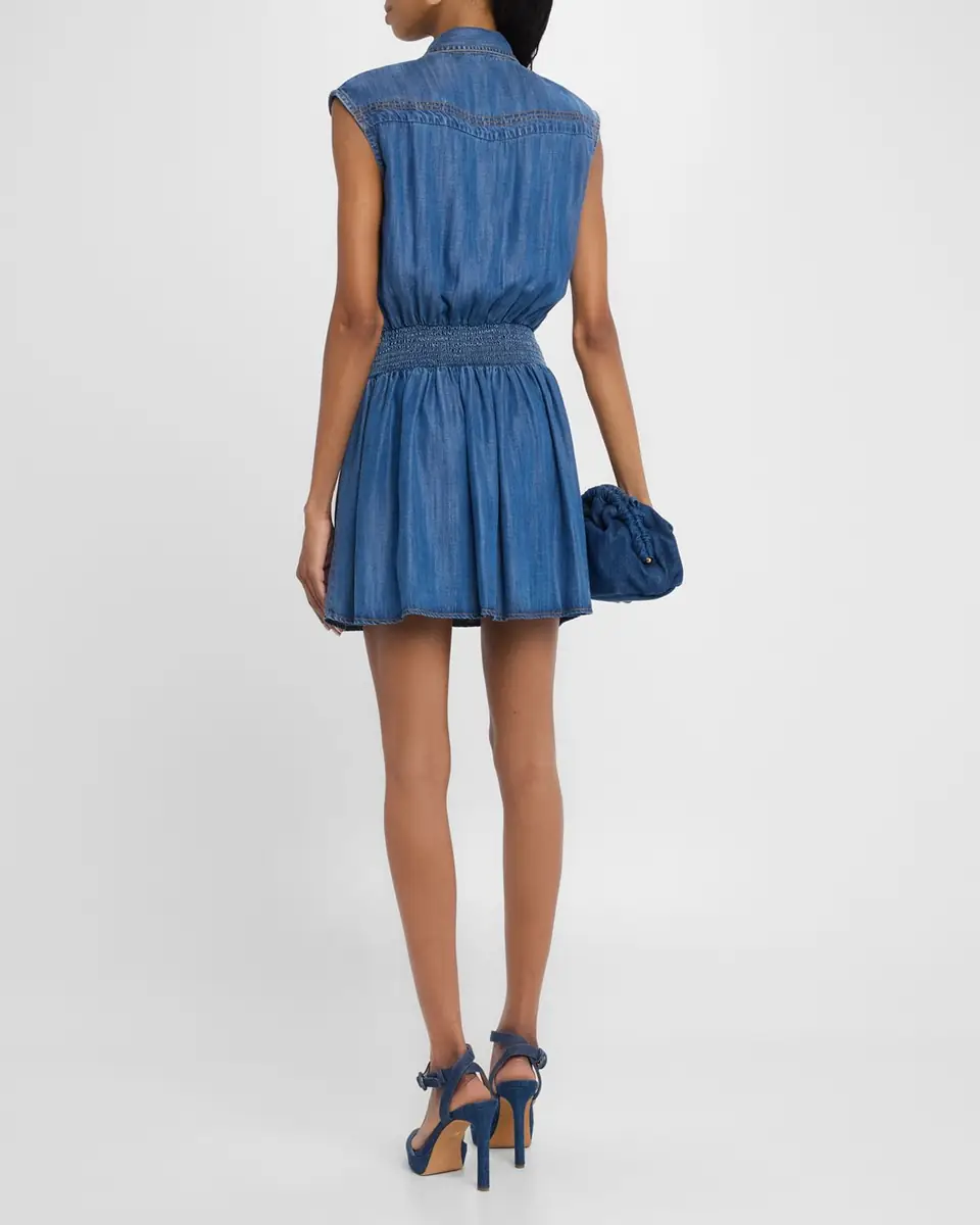 Ramy Brook Paxton Chambray Mini Dress | Thumbnail 2 Ramy Brook Paxton Chambray Mini Dress | Thumbnail 2