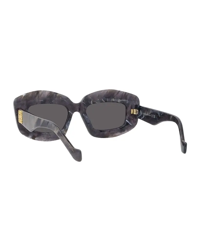 Loewe Men's Anagram Acetate and Nylon Rectangle Sunglasses | Image 1 Loewe Men's Anagram Acetate and Nylon Rectangle Sunglasses | Image 1