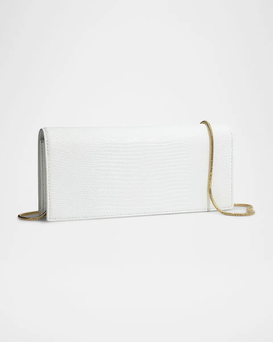 ALEXIS BITTAR Lizard-Embossed Leather Clutch Bag with Side Handle | Thumbnail 5 ALEXIS BITTAR Lizard-Embossed Leather Clutch Bag with Side Handle | Thumbnail 5