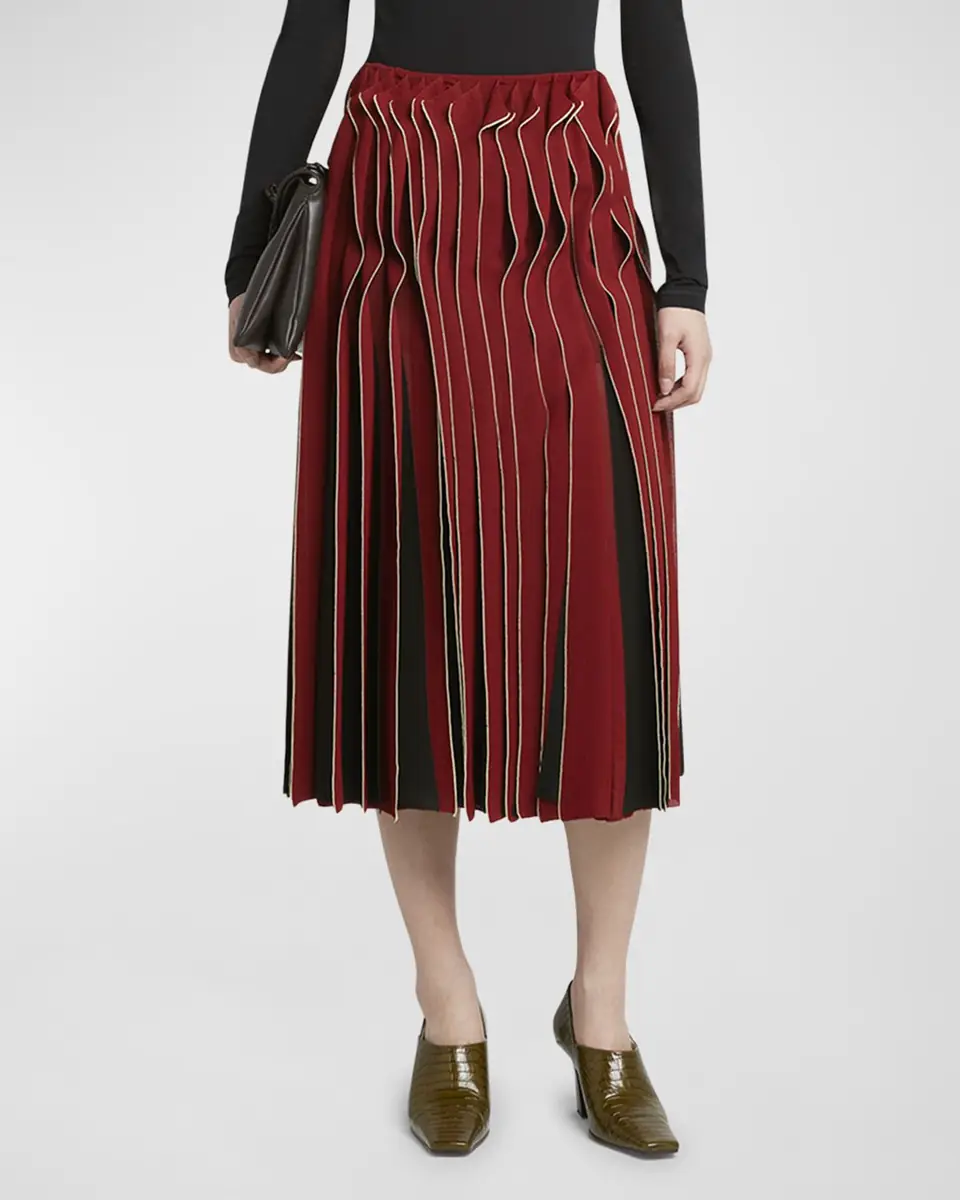 Bottega Veneta Dimensional Midi Skirt | Thumbnail 2 Bottega Veneta Dimensional Midi Skirt | Thumbnail 2