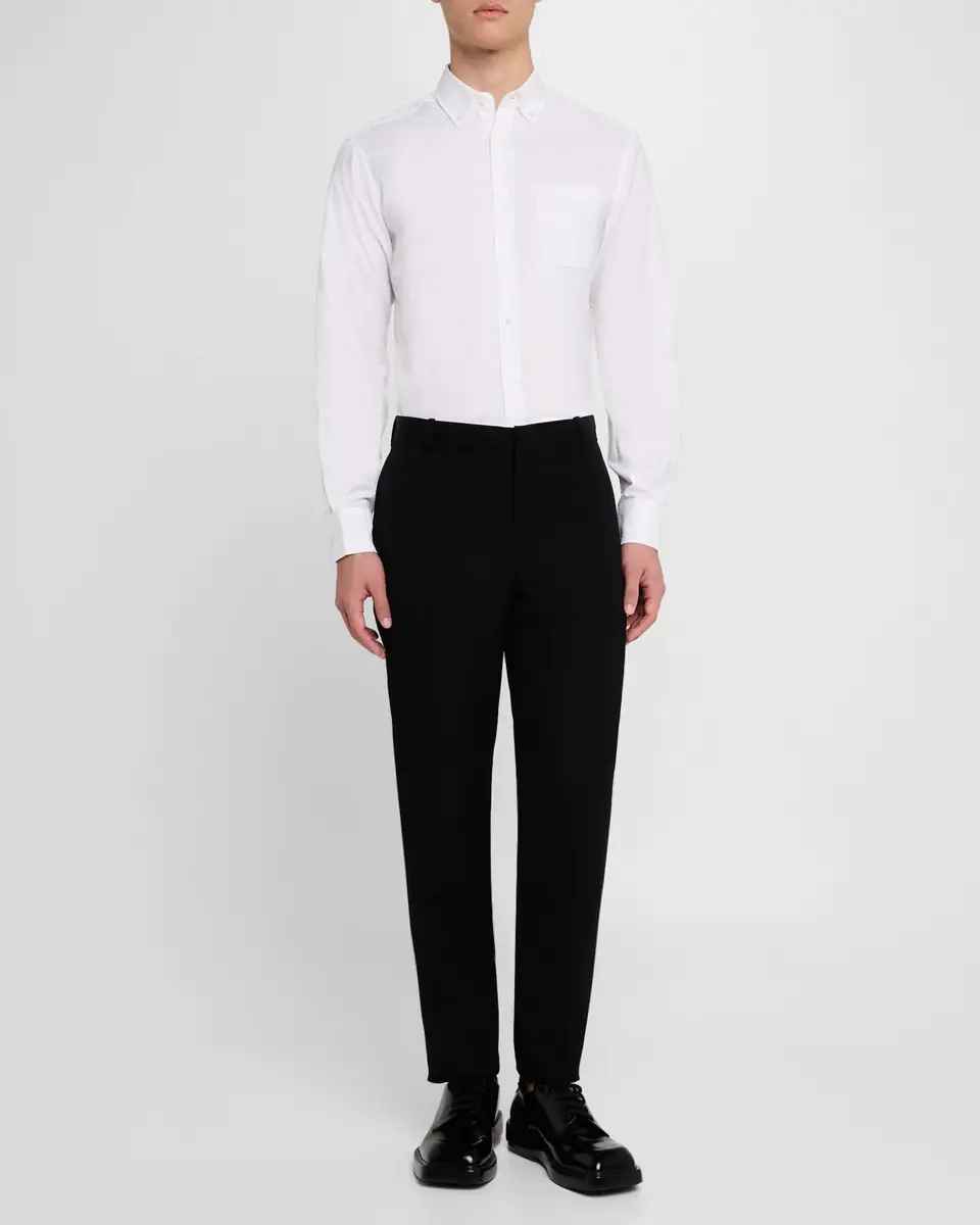 Ferragamo Men's Gancio Oxford Sport Shirt | Thumbnail 2 Ferragamo Men's Gancio Oxford Sport Shirt | Thumbnail 2