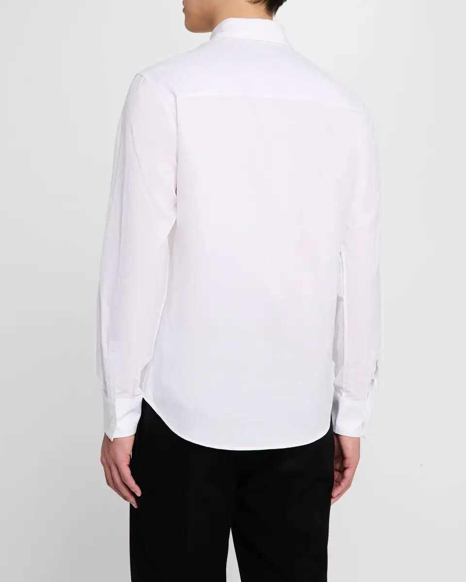 Ferragamo Men's Gancio Oxford Sport Shirt | Thumbnail 3 Ferragamo Men's Gancio Oxford Sport Shirt | Thumbnail 3