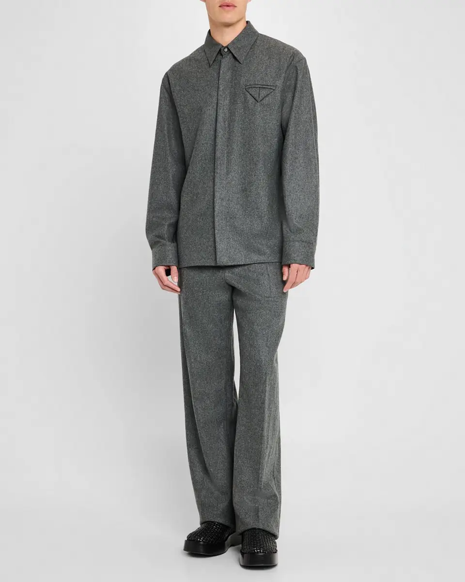 Bottega Veneta Men's Torino Intreccio Leather Zip Ankle Boots | Thumbnail 3 Bottega Veneta Men's Torino Intreccio Leather Zip Ankle Boots | Thumbnail 3