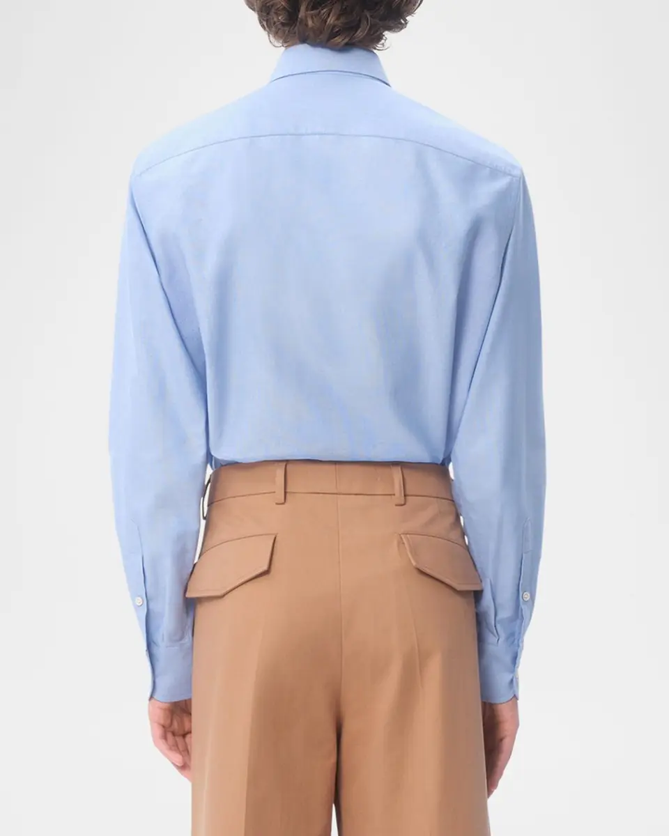 Valentino Garavani Men's VLogo Oxford Sport Shirt | Thumbnail 3