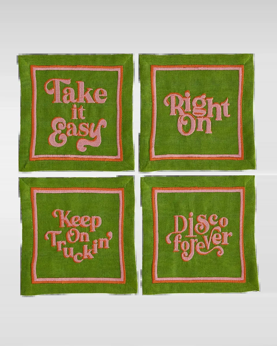 Jonathan Adler Deep Thoughts Cocktail Napkins, Set of 4 | Thumbnail 2 Jonathan Adler Deep Thoughts Cocktail Napkins, Set of 4 | Thumbnail 2
