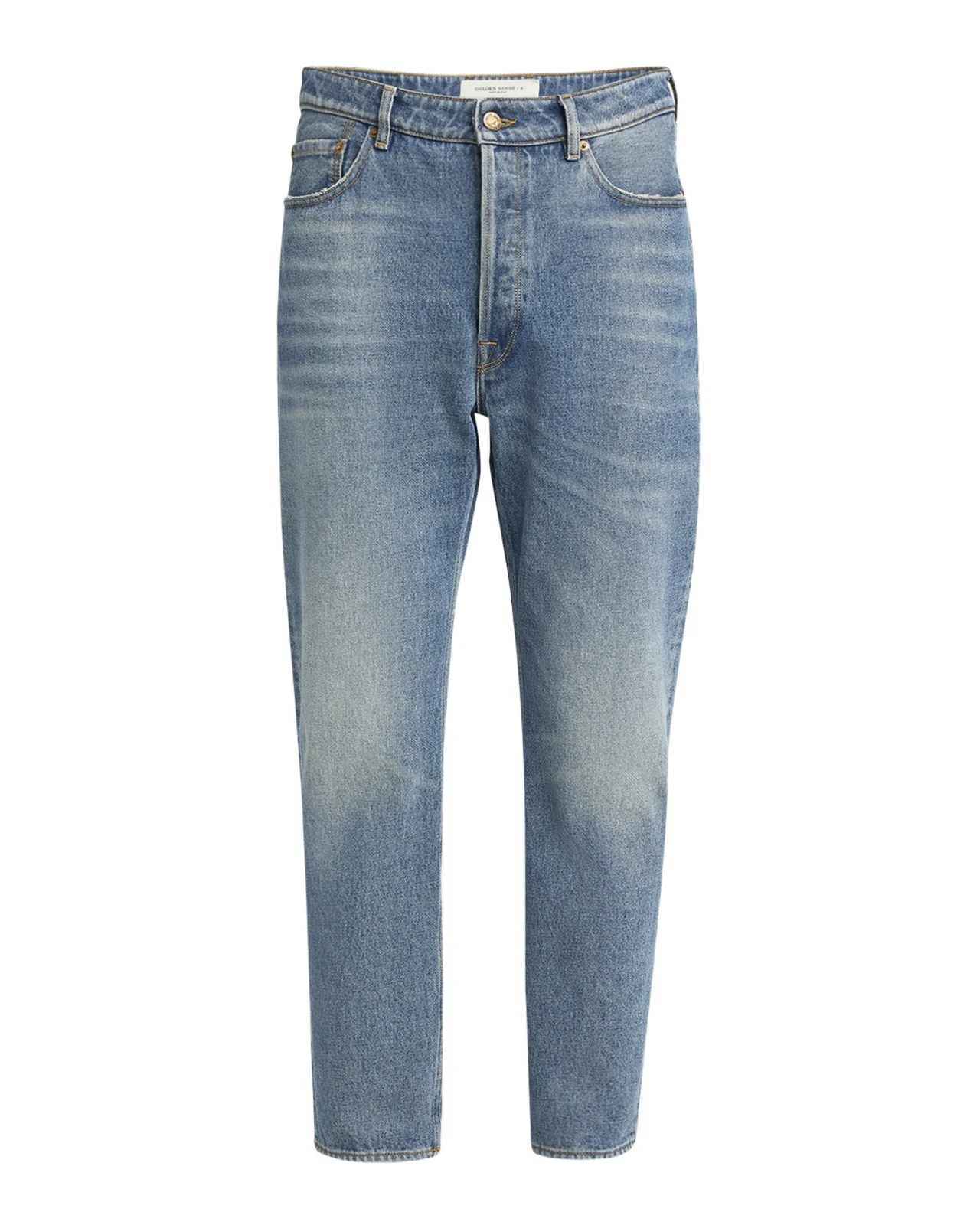 Men's Happy Stonewash Straight-Leg Ankle Jeans Men's Happy Stonewash Straight-Leg Ankle Jeans