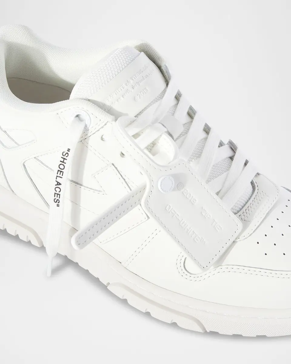 Off-White Out Of Office Tonal Leather Sneakers | Thumbnail 3 Off-White Out Of Office Tonal Leather Sneakers | Thumbnail 3