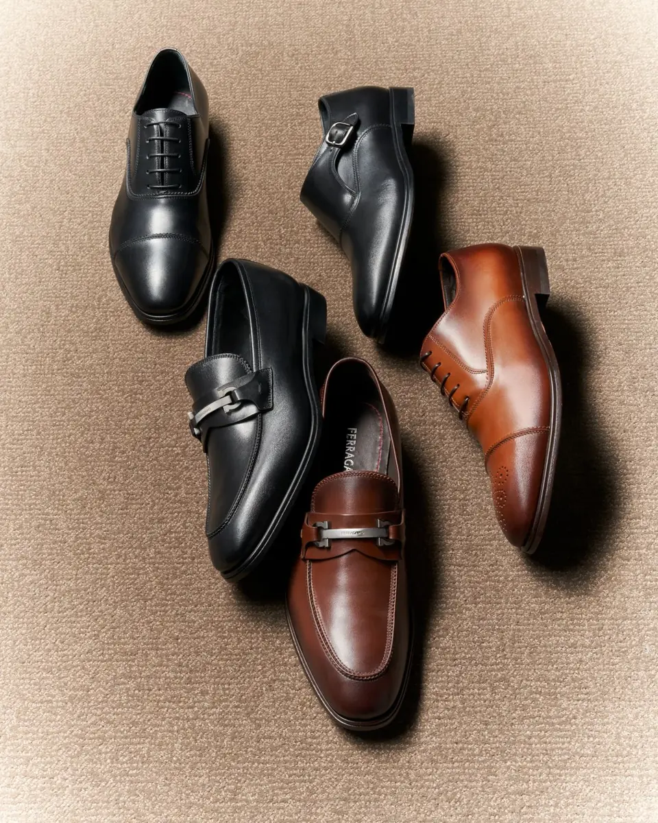 Ferragamo Men's Doupont Lux Leather Bit Loafers | Thumbnail 2 Ferragamo Men's Doupont Lux Leather Bit Loafers | Thumbnail 2