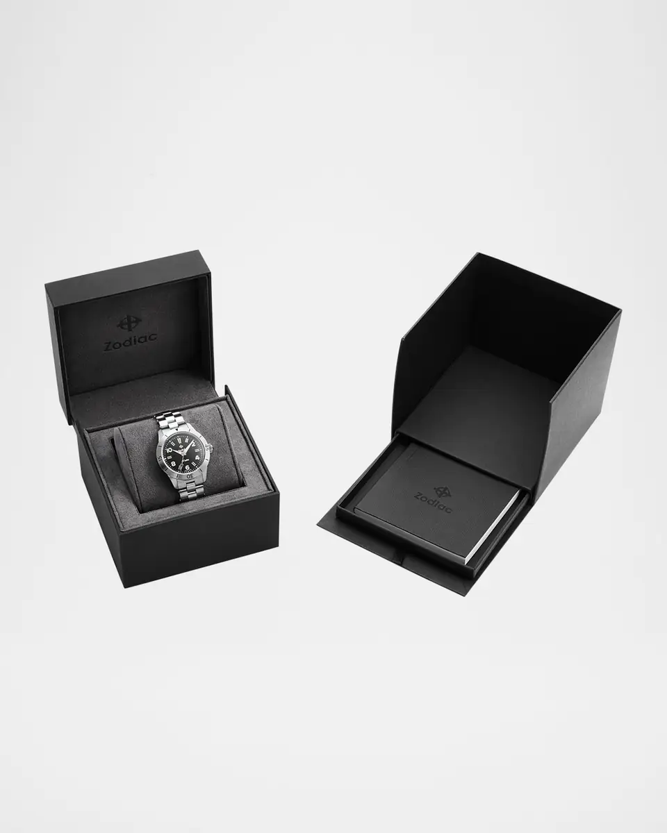 Zodiac Men's Ref. 691 Manual Wind Stainless Steel Bracelet Watch | Thumbnail 6 Zodiac Men's Ref. 691 Manual Wind Stainless Steel Bracelet Watch | Thumbnail 6