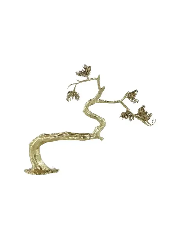 John-Richard Collection Winding Brass Tree on Selenite II