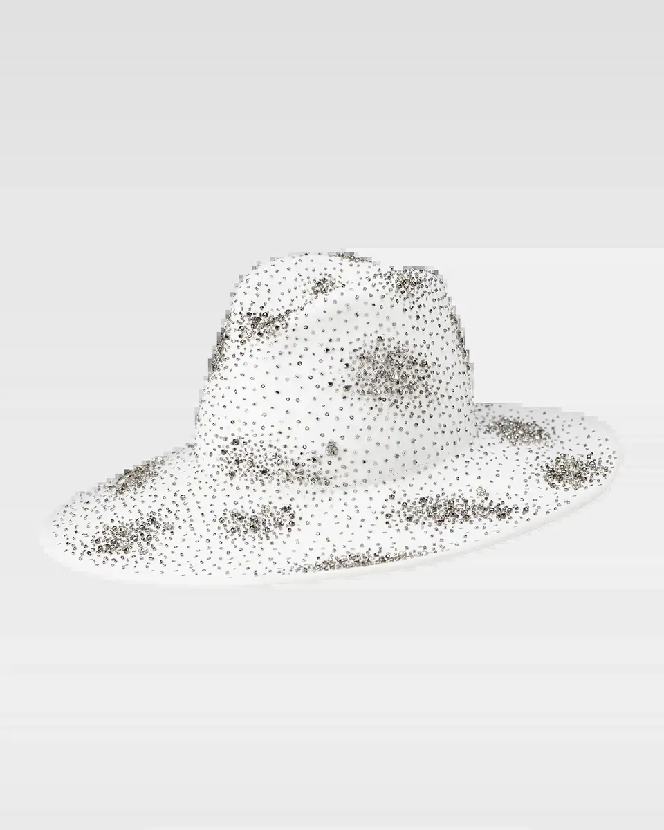 Maison Michel Neva Snowflake Embellished Fedora | Thumbnail 2 Maison Michel Neva Snowflake Embellished Fedora | Thumbnail 2