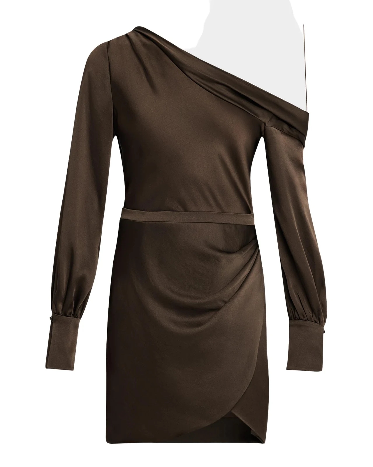 Cameron Draped One-Shoulder Mini Dress Cameron Draped One-Shoulder Mini Dress