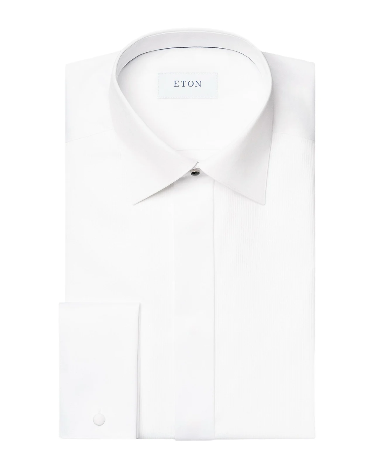 Men's Fine Stripe Bib-Front Slim Fit Evening Shirt Men's Fine Stripe Bib-Front Slim Fit Evening Shirt