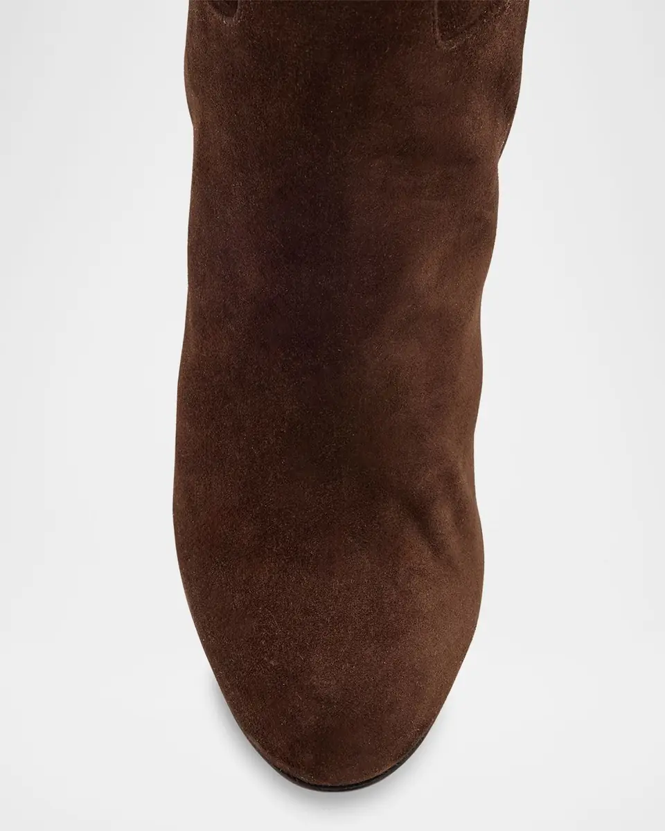Christian Louboutin 85mm Loo Suede Knee Boots | Thumbnail 3