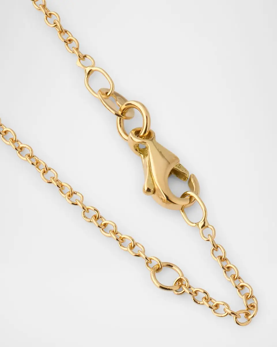 Miseno 18K Yellow Gold Flower Pendant Necklace with Diamonds | Thumbnail 3