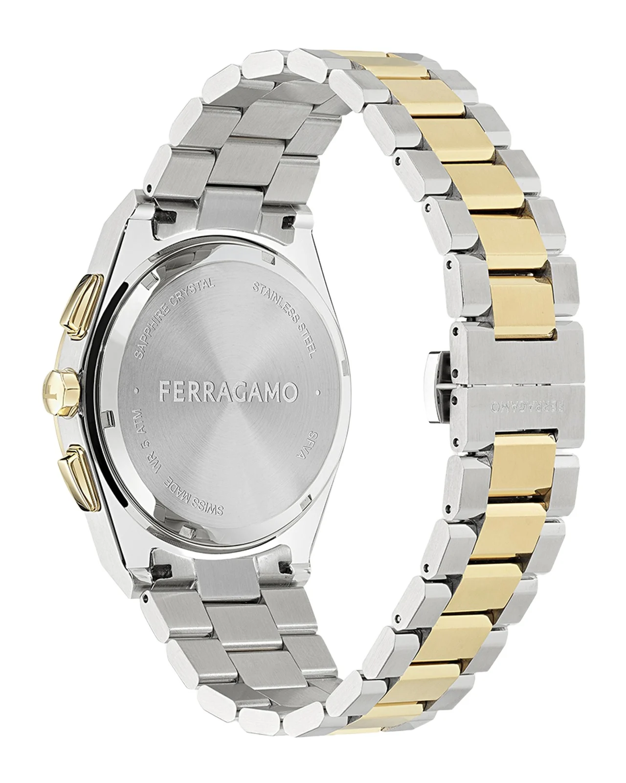 Vega Upper East Chrono Two-Tone Bracelet Watch, 42mm Vega Upper East Chrono Two-Tone Bracelet Watch, 42mm