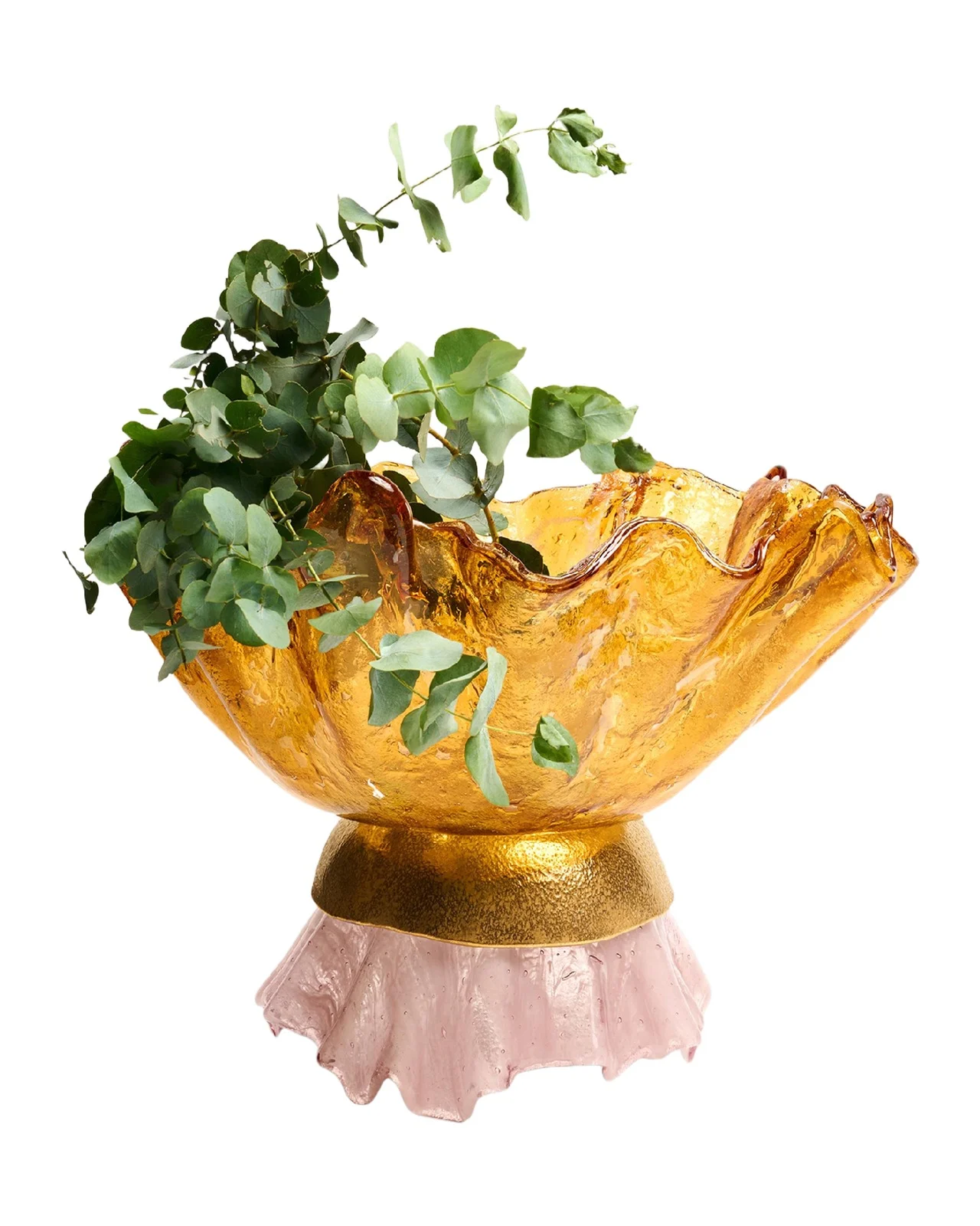 Vetrofuso Ballarina Bronze Vase