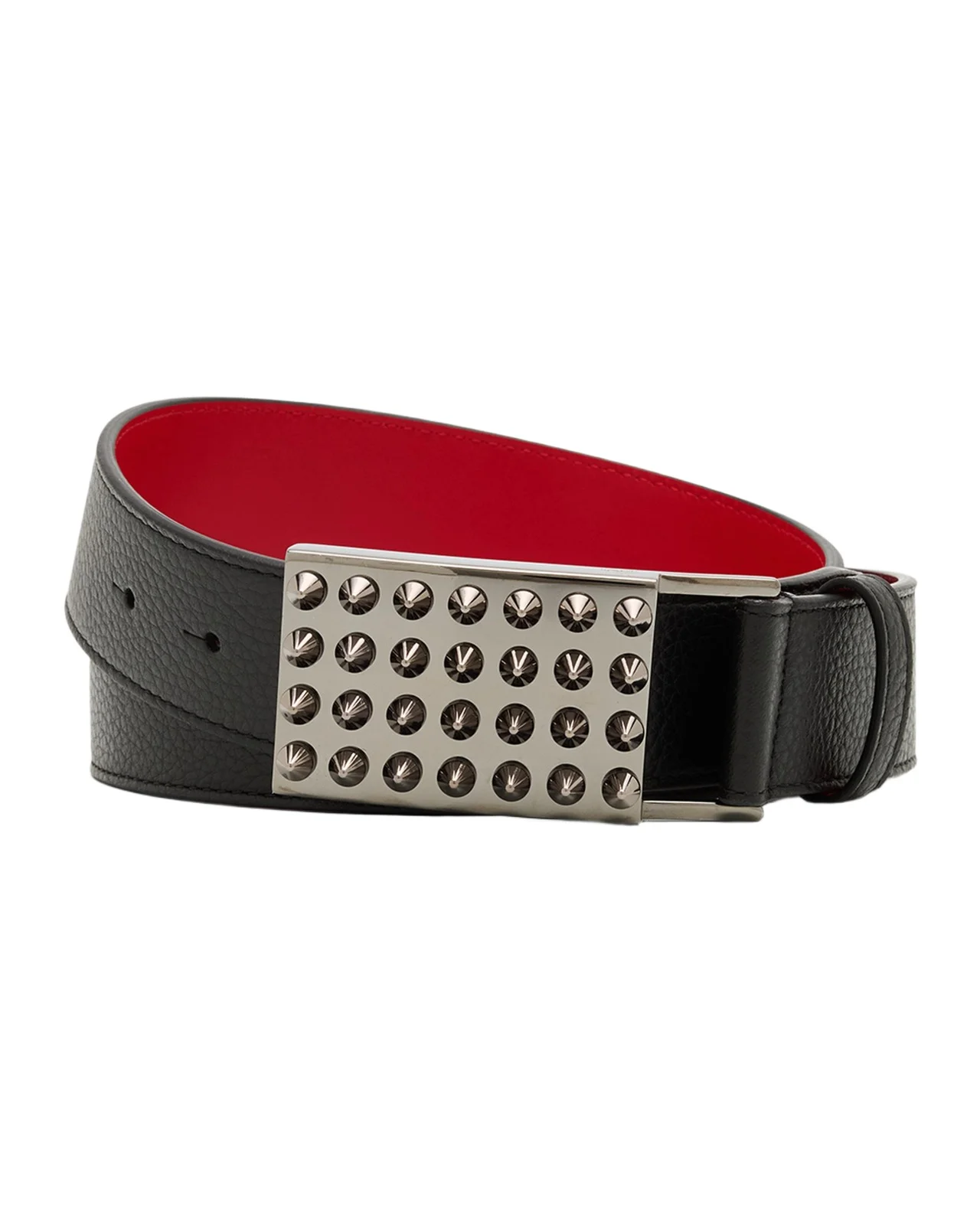 Christian Louboutin Men's Funky Empire Spikes Belt