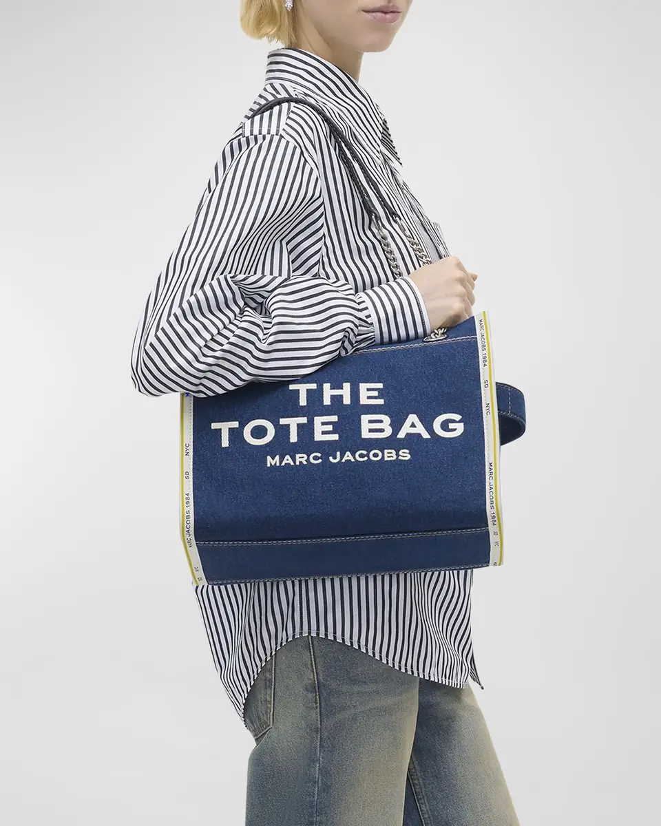 Marc Jacobs The Denim Chain Medium Tote Bag | Thumbnail 3 Marc Jacobs The Denim Chain Medium Tote Bag | Thumbnail 3