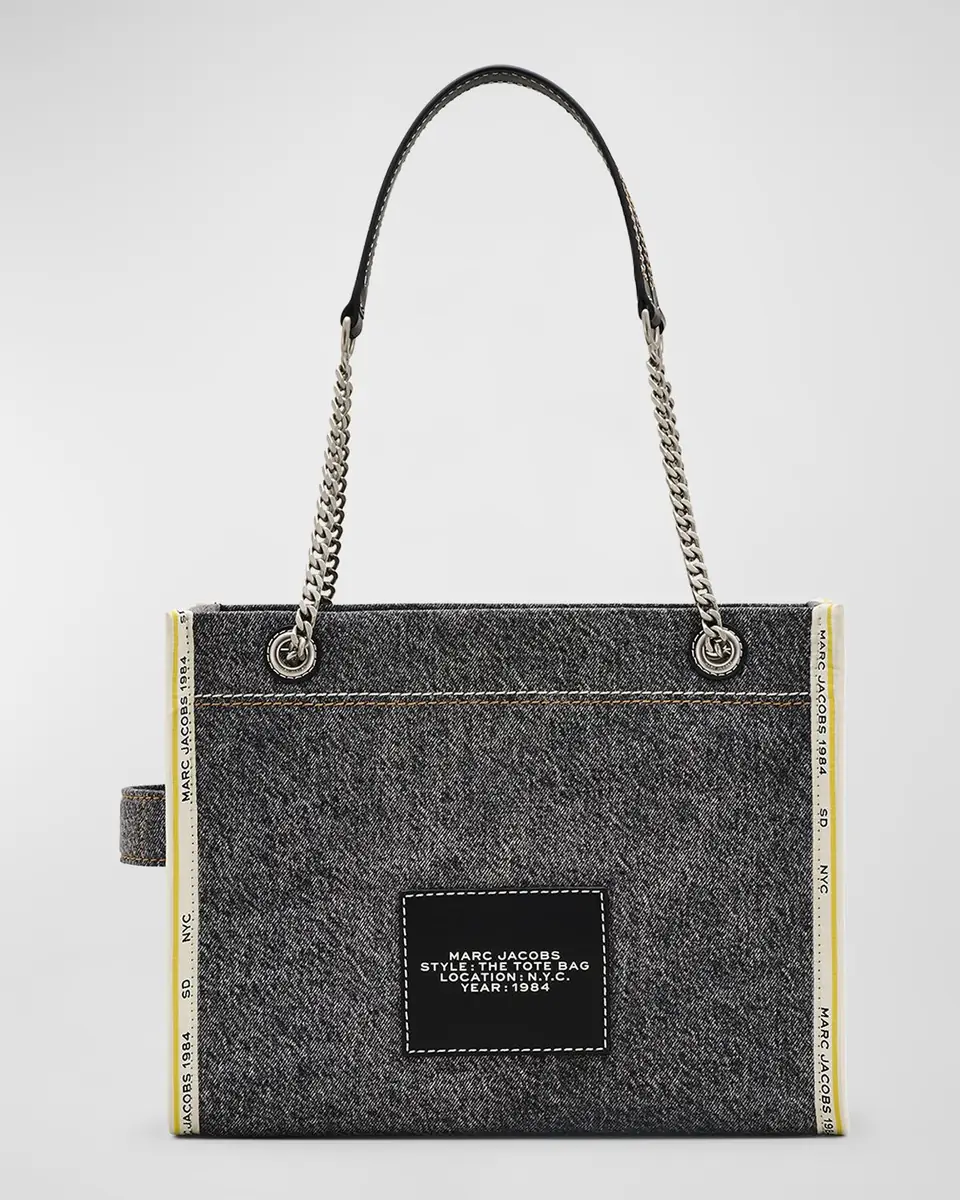 Marc Jacobs The Denim Chain Medium Tote Bag | Thumbnail 9 Marc Jacobs The Denim Chain Medium Tote Bag | Thumbnail 9